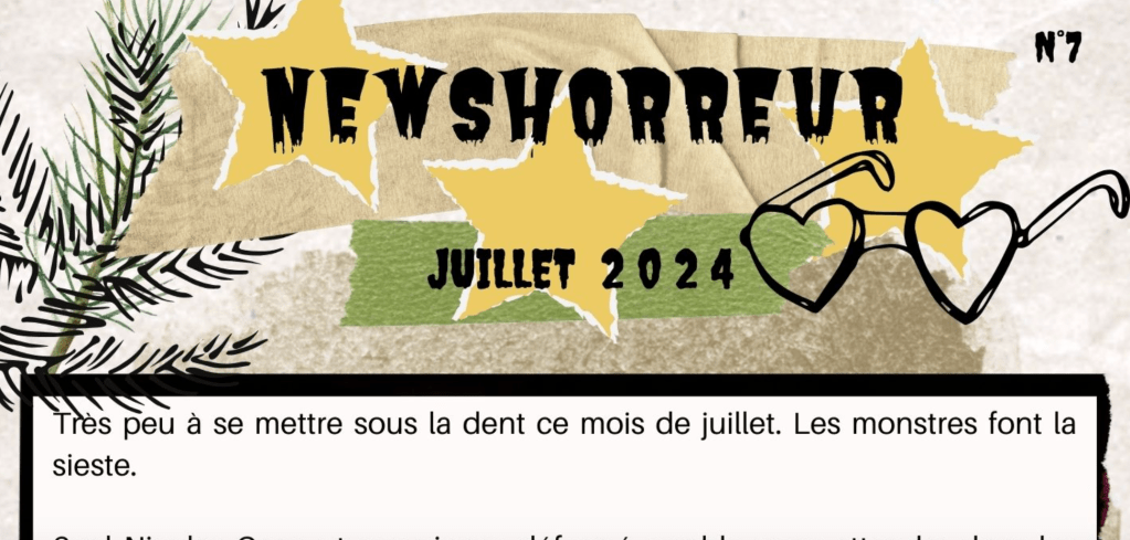 NEWSHORREUR : JUILLET&nbsp;2024