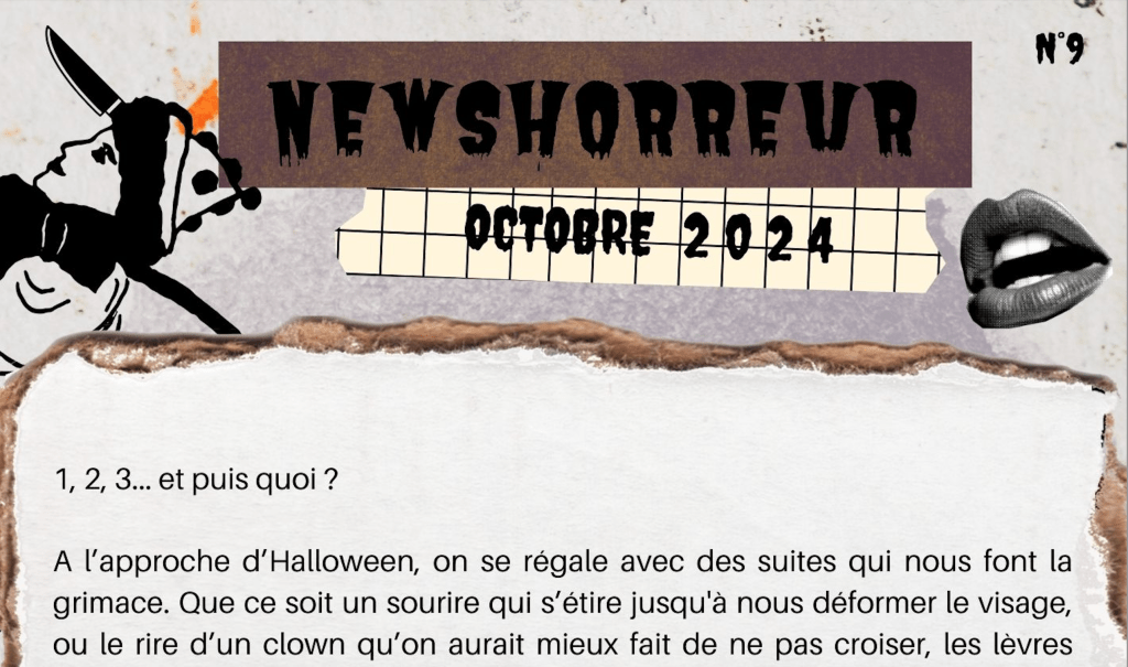 NEWSHORREUR OCTOBRE 2024